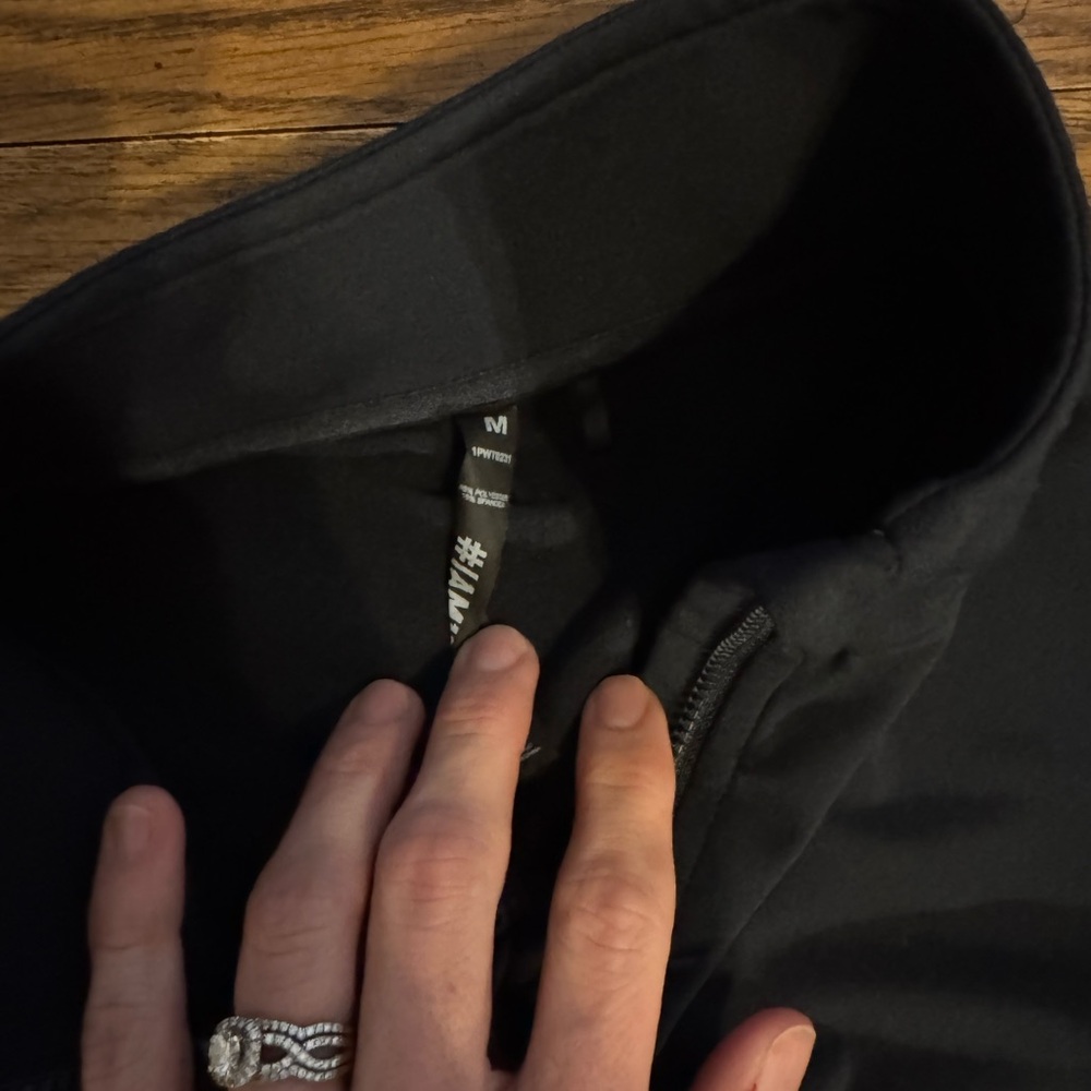 1st Phorm Black Long Sleeve Quarter-Zip Top - Picture 3 of 4